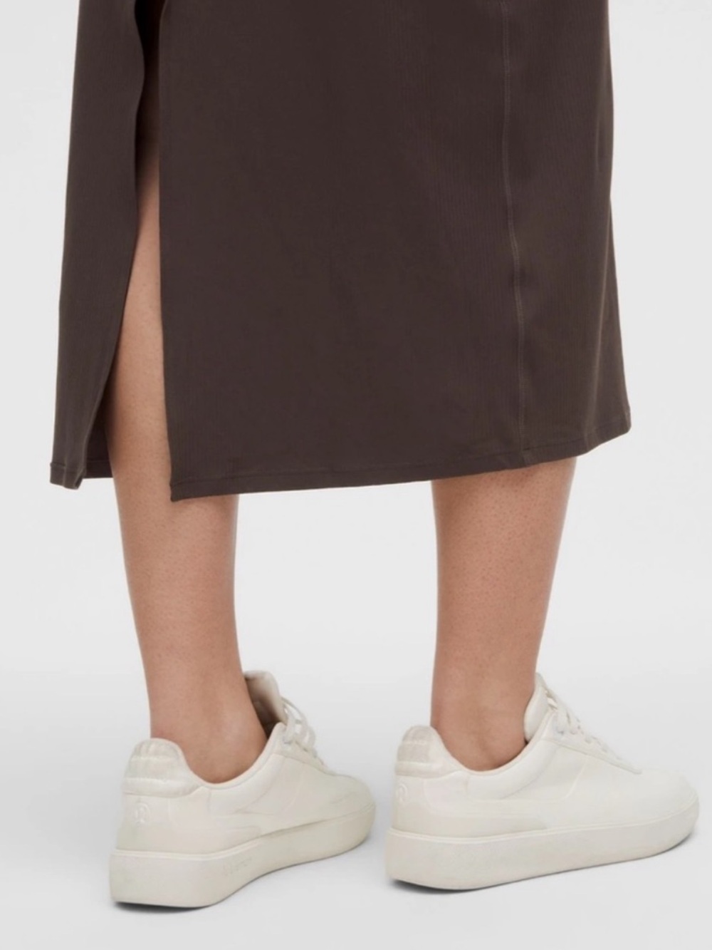 NWT • lululemon All Aligned Ribbed Midi Dress • Espresso • 8